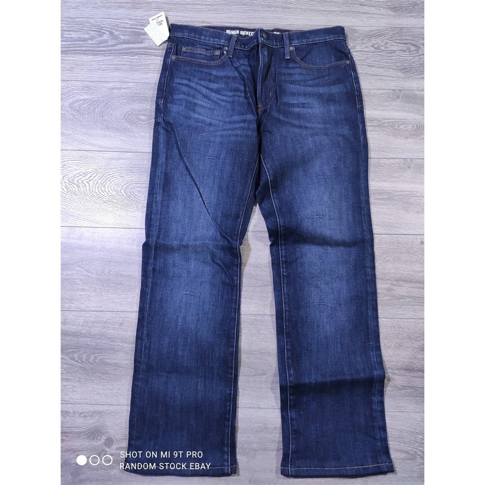 Lands End Jeans Mens 34 x 31 Blue Buck Creek Wash Blake Shelton On Stage Jeans